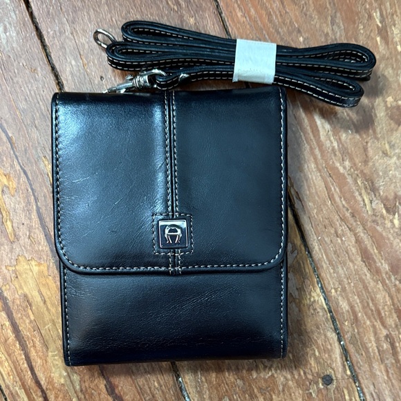 Etienne Aigner Wallet with Strap Leather NWT
